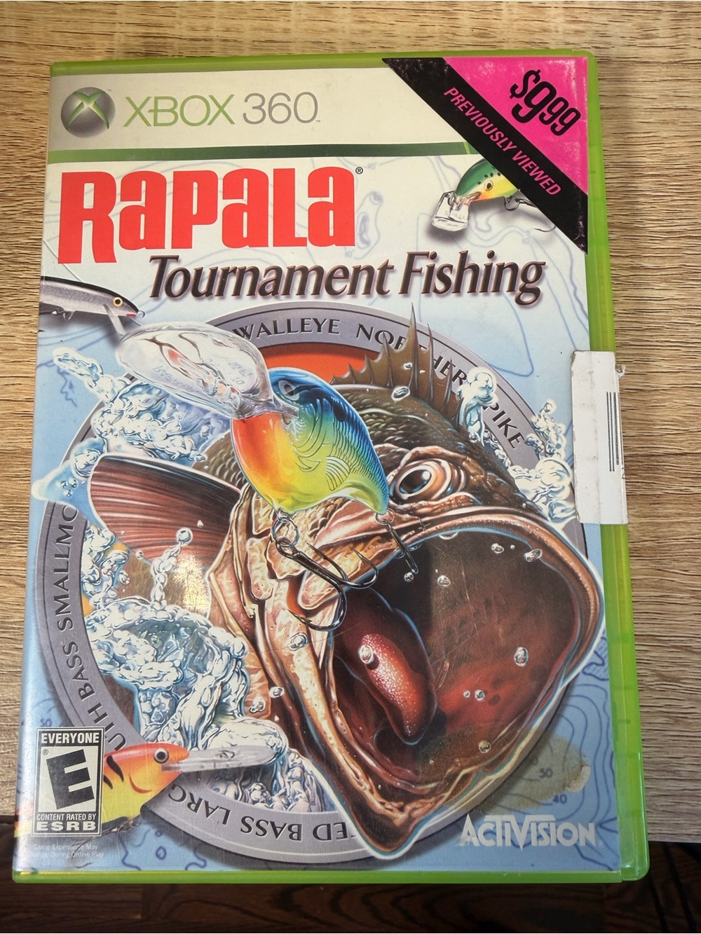 Tournament Fishing Xbox 360 Game - Green Case